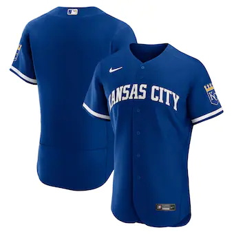 mens nike royal kansas city royals 2022 alternate authentic